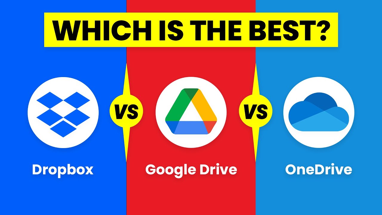 Cloud Storage Showdown: Google Drive vs OneDrive vs Dropbox (2025)